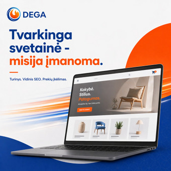 Internetinės svetainės priežiūra Vilnius DEGA - Gabrielė D. nuotrauka 5