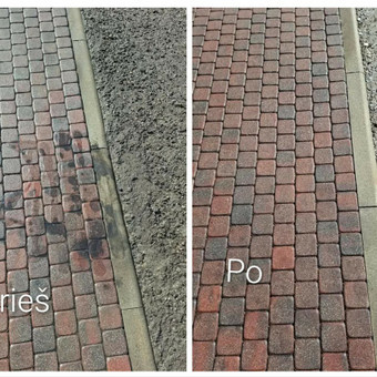 Tepalo dėmių šalinimas Kaunas Step by step detailing nuotrauka 12
