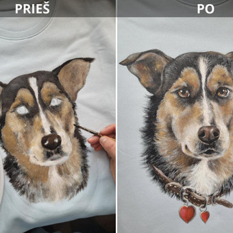Portretų piešimas iš nuotraukų Šiauliai Karolina Alejūnienė nuotrauka 2