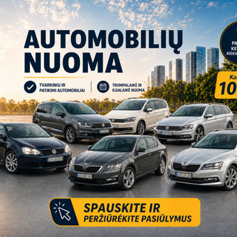 Lengvųjų automobilių nuoma Kaunas Nuoma365 nuotrauka 1