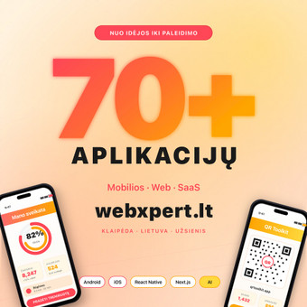 Android aplikacijų kūrimas Klaipėda webxpert.lt nuotrauka 1