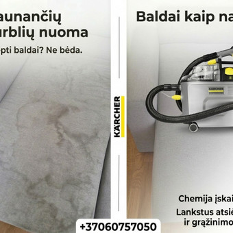 Plaunamas siurblys Vilnius Karcher Nuoma nuotrauka 5