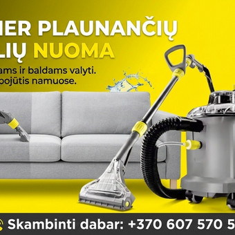 Plaunamo siurblio nuoma Vilnius Karcher Nuoma nuotrauka 3