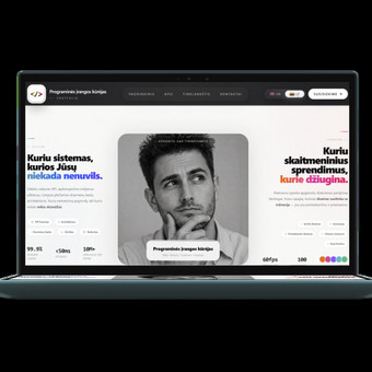 Svetainių dizainas (web design) Vilnius Oners nuotrauka 1