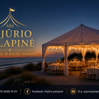 Palapinės/paviljono nuoma Klaipėda Pajūrio palapinė nuotrauka 1