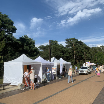 Palapinės 3x3 nuoma Klaipėda Pajūrio palapinė nuotrauka 3
