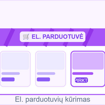 El. parduotuvių kūrimas Vilnius Lukas Aleksiejūnas nuotrauka 1