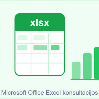 Darbo su „Microsoft Office Excel“ programa konsultacijos Vilnius Lukas Aleksiejūnas nuotrauka 2