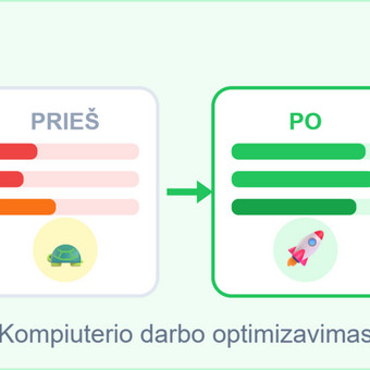 Kompiuterio darbo optimizavimas Vilnius Lukas Aleksiejūnas nuotrauka 7