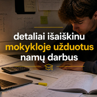 Pagalba matematikos namų darbuose Vilnius Nerijus Simanavičius nuotrauka 2