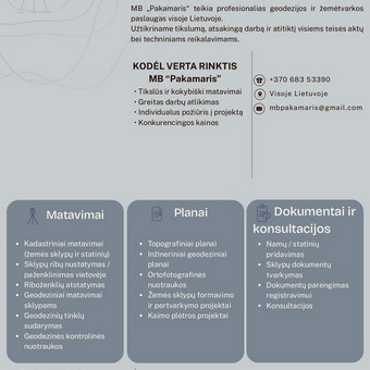 Kadastrinių bylų rengimas Kaunas MB „Pakamaris“ nuotrauka 8