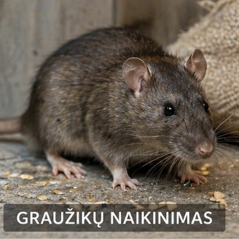 Graužikų kontrolė ir naikinimas Klaipėda Dezinfekcija plius, MB nuotrauka 7