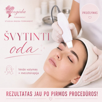 Giluminis veido valymas Ultragarsu Klaipėda Ingida Oginskiene nuotrauka 6