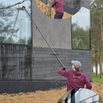 Langų plovimas jonizuotu vandeniu. Kaunas MB "HD Clean" nuotrauka 20
