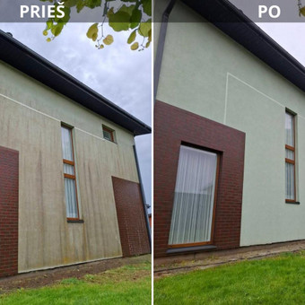 Fasadų plovimas Kaunas Arturas Budrys nuotrauka 5