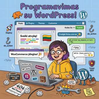 Programavimas su WordPress Kaunas Karolis Cibiras nuotrauka 10