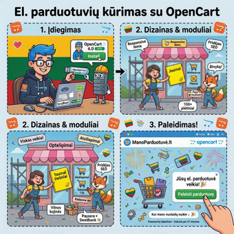 El. parduotuvių kūrimas su OpenCart Kaunas Karolis Cibiras nuotrauka 9