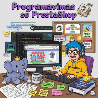 Programavimas su PrestaShop Kaunas Karolis Cibiras nuotrauka 8