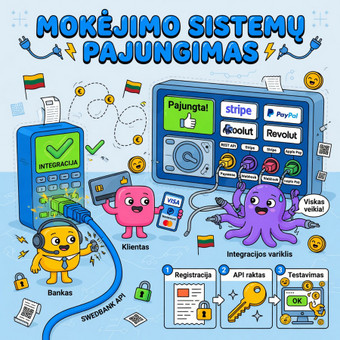 Mokėjimo sistemų pajungimas Kaunas Karolis Cibiras nuotrauka 7