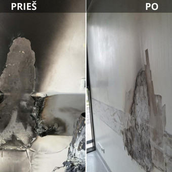 Valymas po gaisro. Kaunas MB "HD Clean" nuotrauka 25
