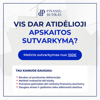 Apleistos buhalterijos tvarkymas Vilnius MB Finansų butikas nuotrauka 5