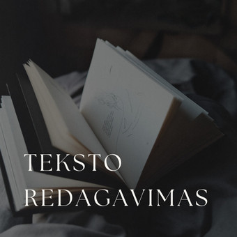 Teksto redagavimas Kaunas Dominyka Aleksaitė nuotrauka 2