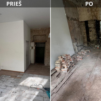 Vonios kapsulės griovimas Vilnius Edgaras Navickas nuotrauka 4