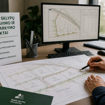 Žemės sklypų formavimo ir pertvarkymo projektai Vilnius Aja Estate - nekilnojamas turtas nuotrauka 6