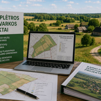 Kaimo plėtros žemėtvarkos projektai Vilnius Aja Estate - nekilnojamas turtas nuotrauka 7