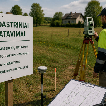 Kadastriniai matavimai Vilnius Aja Estate - nekilnojamas turtas nuotrauka 9