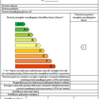 Energetinio naudingumo sertifikatai Kaunas Martynas Jurgutis nuotrauka 1