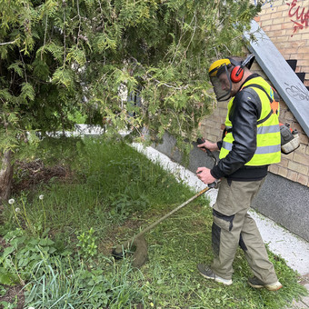 Žoles pjovimas trimeriu Šiauliai MB Etvarka nuotrauka 16