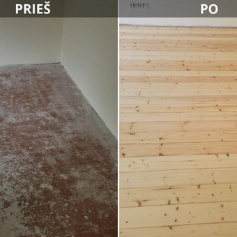 Grindų šveitimas lakavimas Vilnius V1P Diamond Clean, MB nuotrauka 20