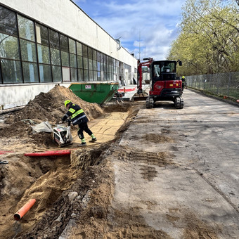 Ekskavatoriaus nuoma Vilnius Spec. technikos nuoma Vilnius nuotrauka 1