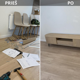 Baldų surinkimas, išardymas Kaunas Vaidas Urbaitis nuotrauka 1