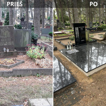 Kapavietės renovacija, restauravimas Kaunas Kapų tvarkymas visoje Lietuvoje nuotrauka 2