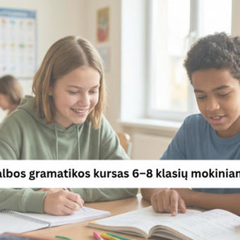 TRUMPAS LIETUVIŲ KALBOS GRAMATIKOS KURSAS 6–8 KL. MOKINIAMS Vilnius LINGUA LITUANICA nuotrauka 11