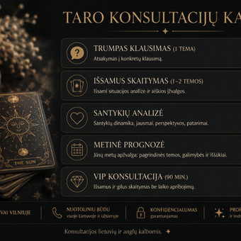 Būrimas kortomis Vilnius Taro Izabelė nuotrauka 1