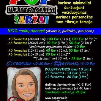 Šaržų piešimas Panevėžys POP ŠARŽAI nuotrauka 3