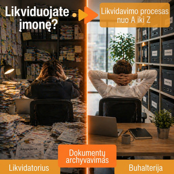 Likvidavimo dokumentų tvarkymas Vilnius Evelina nuotrauka 3