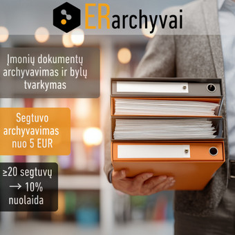 Dokumentu archyvavimas Vilnius Evelina nuotrauka 4