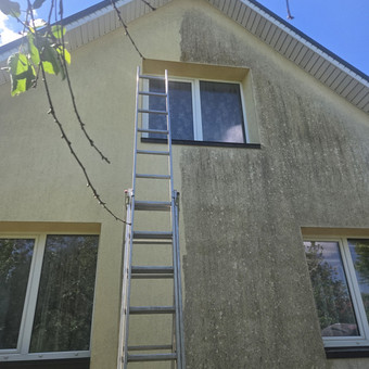 Fasadų plovimas Šiauliai Aplius Švara nuotrauka 3