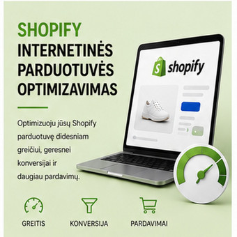 Shopify internetinės parduotuvės optimizavimas Vilnius Karolis nuotrauka 6