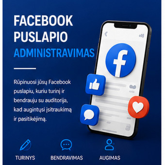 Facebook puslapio administravimas Vilnius Karolis nuotrauka 3