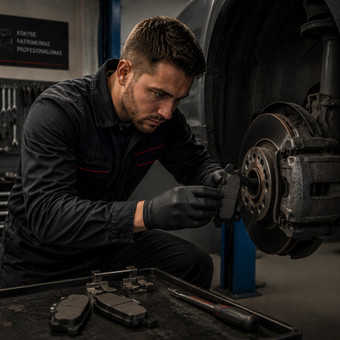 Stabdžių trinkelių keitimas Vilnius Automobilių dalys! Serviso paslaugos! nuotrauka 8