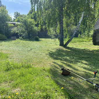 Pievų šienavimas Vilnius Žolės pjovimas nuotrauka 2