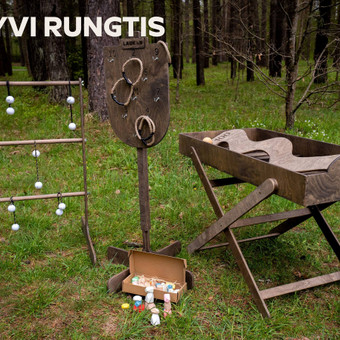 AKTYVI RUNGTIS rinkinys Vilnius LAUKAN – lauko ir vidaus žaidimų nuoma nuotrauka 2