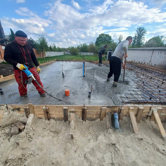 Фундамент Vilnius Konak Construction nuotrauka 1