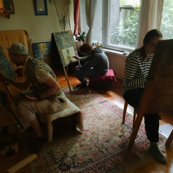 Tapybos kursai Vilnius Egle nuotrauka 4