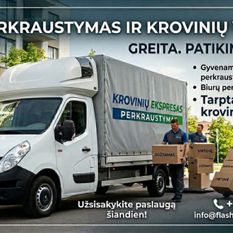 Dalinių krovinių pervežimas Lietuvoje Vilnius MB Flash Cargo Solutions nuotrauka 1